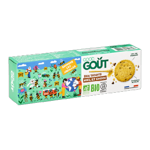 BEE'SCUITS AU MIEL ET CHOCOLAT 100gr.