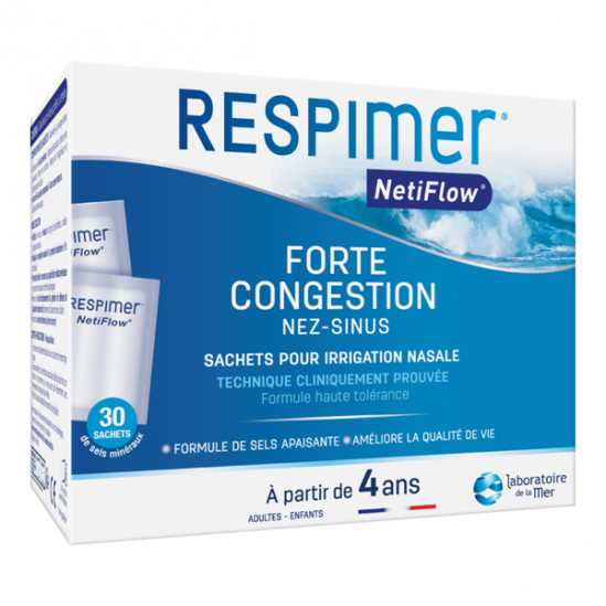 Respimer netiflow irrigation nasale recharge