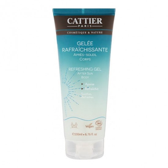 Cattier gelée rafraichissante après soleil 200ml