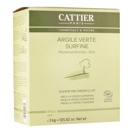Cattier argile verte surfine 3kg
