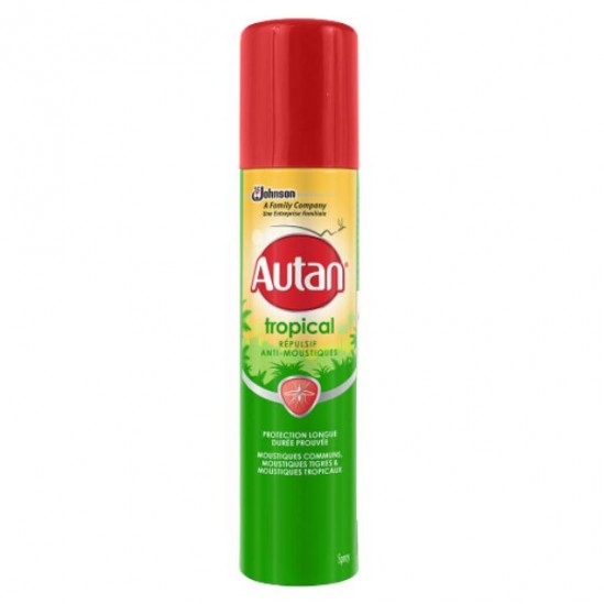 Autan Défense Tropical Répulsif Spray 100 ml