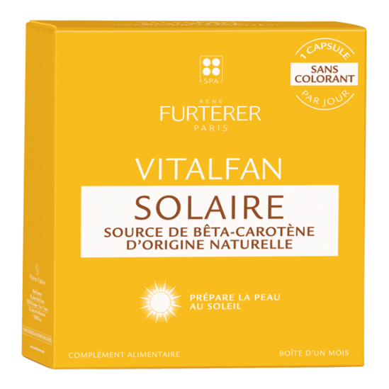 René Furterer vitalfan solaire source de bêta-carotène 30 capsules