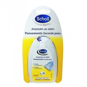 Scholl Pansements seconde peau Ampoules au talon x 5