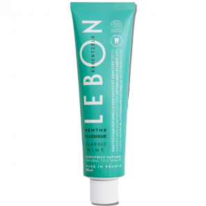 Lebon Essentiels menthe classique + charbon naturel 80ml