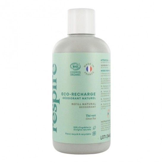 Respire déodorant roll-on naturel thé vert bio 150ml