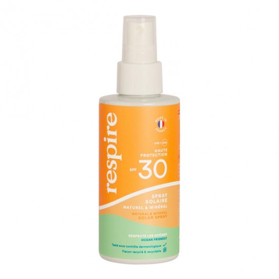Respire spray solaire minéral spf30 bio 120ml