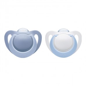 Nuk sucette genius 6-18mois fille lot de 2