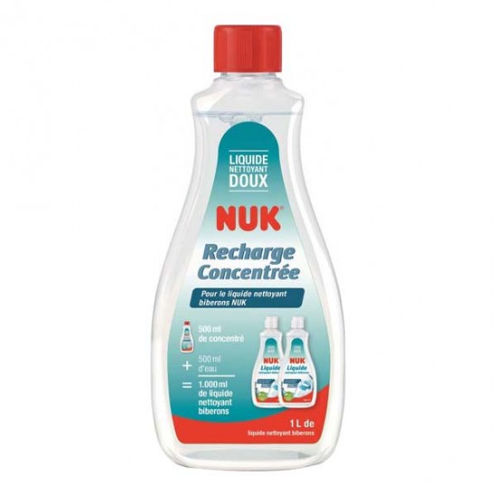 Nuk recharge concentrée pour le liquide nettoyant biberons 500ml