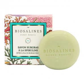 Biosalines savon surgras à la spiruline 20g