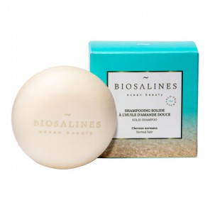 Biosalines shampooing solide à l’huile d'amande douce 20g