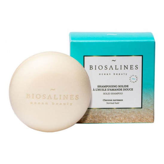 Biosalines shampooing solide à l’huile d'amande douce 20g