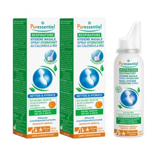 Puressentiel spay hygiène nasal hydratant  lot de 2 x100ml