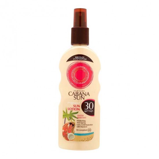 Cabana sun tropical sun lotion spray spf15 150ml