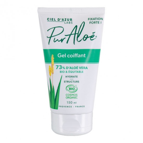Pur Aloé gel coiffant 73% aloe vera fixation forte 150ml