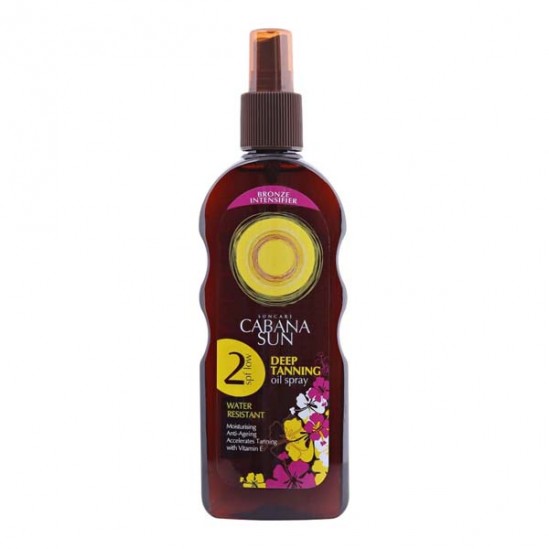 Cabana sun deep tanning huile spray spf6 100ml