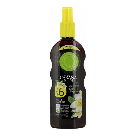 Cabana sun monoi tahiti huile  de bronzage spray spf15 200ml
