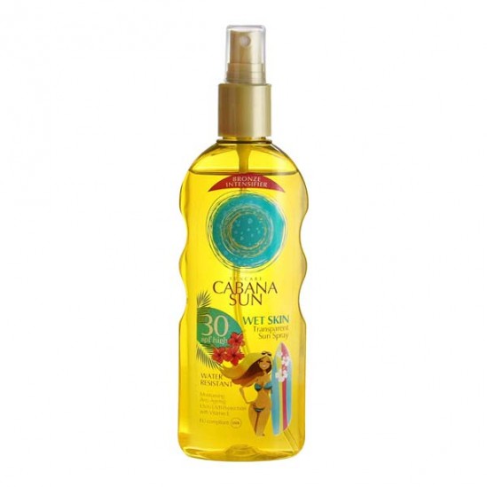 Cabana sun wet skin spray spf20 medium 200ml