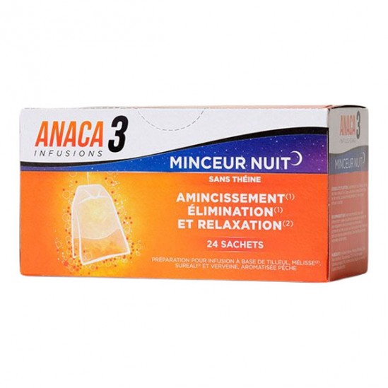 Anaca3 infusion minceur nuit 24 scachets