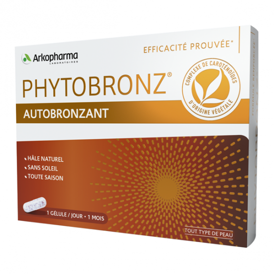 Arkopharma Phytobronz Autobronzant 30 Gélules