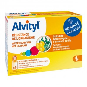 Alvityl résistance de l'organisme 8 fioles de 10ml