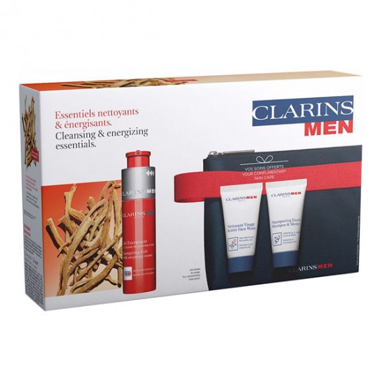 Clarins men coffret essentiels nettoyants & énergisants