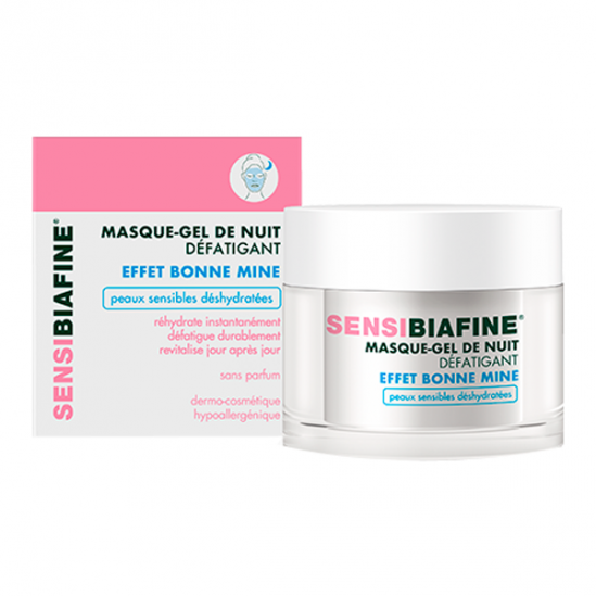 Sensibiafine masque gel de nuit défatiguant 50ml