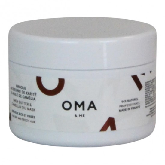 Oma & me masque fortifiant beurre de karité et huile de camélia 250ml