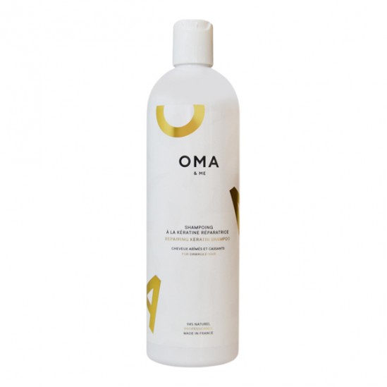 Oma & me shampoing réparateur kératine 500ml