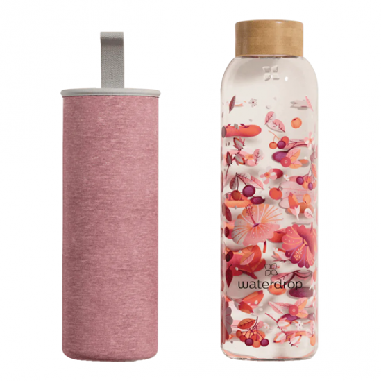 Waterdrop bouteille verre relax 600ml