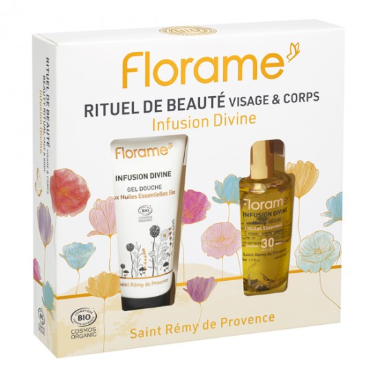 Florame coffret infusion divine 50ml + 50ml