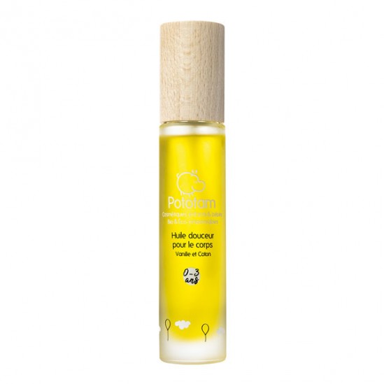 Pototam huile douceur vanille et coton 50ml