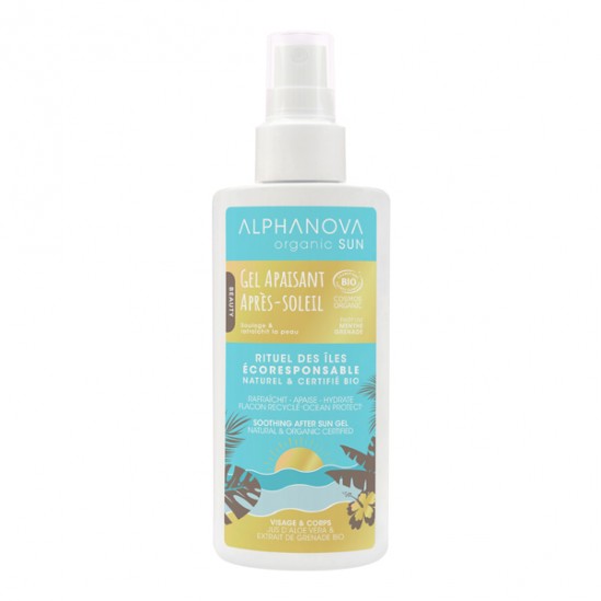Alphanova gel apaisant après-soleil à l’aloe vera bio 125ml