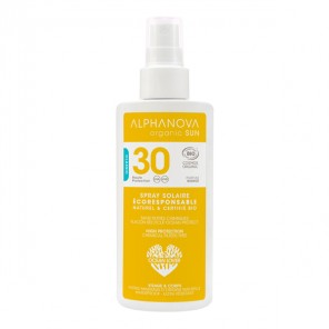 Alphanova crème solaire bio adultes haute protection spf30 - 125ml