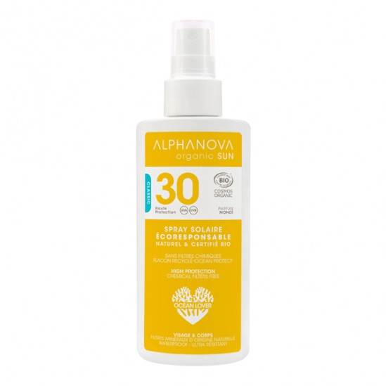 Alphanova crème solaire bio adultes haute protection spf30 - 125ml