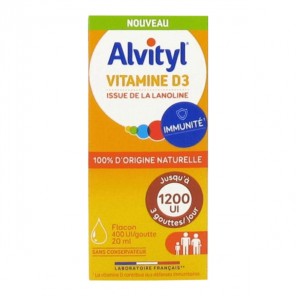 Alvityl vitamine D3 goutte 20ml