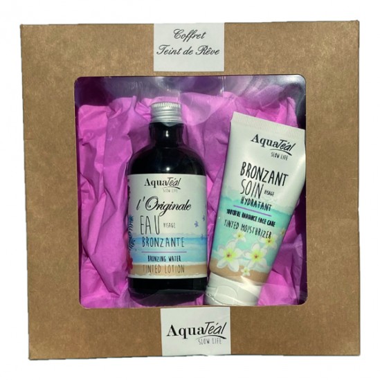 Aquateal coffret "teint de rêve" bronzant