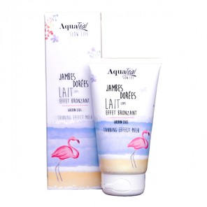 Aquateal jambes dorées lait corps bronzant 150ml