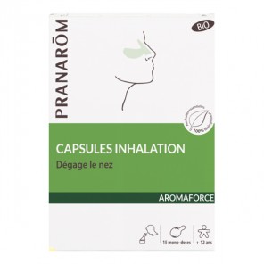 Pranarôm aromaforce capsules inhalation bio 15 capsules