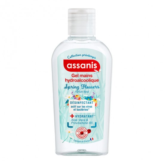Assanis gel mains hydroalcoolique spring flowers 80ml