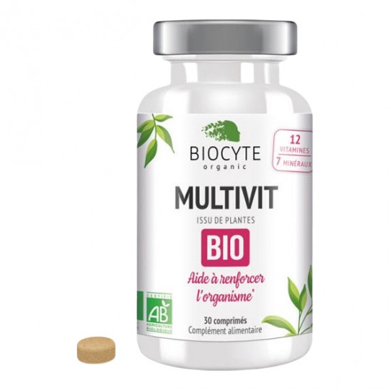 Biocyte multivit bio 30 comprimés