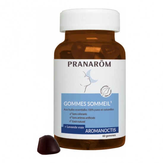 Pranarôm aromanoctis gommes sommeil 60 gommes