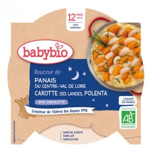 Babybio douceur de panais & carotte avec ciboulette 230g
