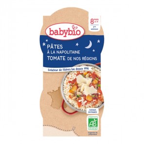 Babybio pâtes à la Napolitaine & tomate bols de 2x200g