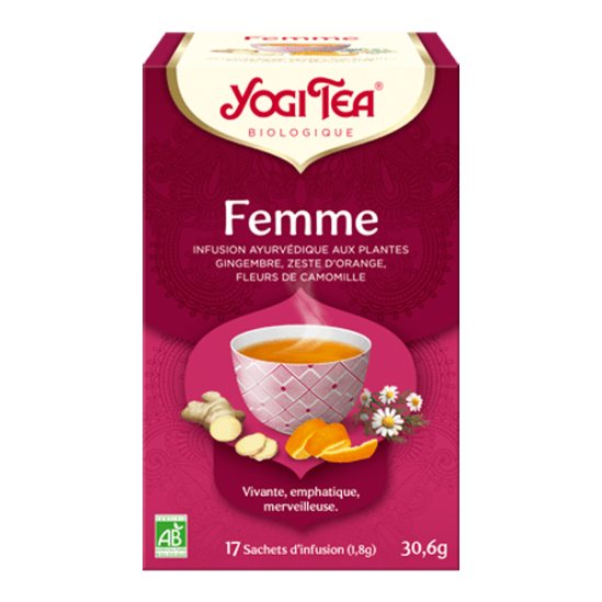 Yogi Tea bio femme 17 sachets 30g