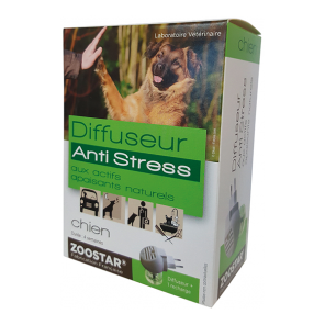Zoostar diffuseur anti-stress + recharge chien 45ml