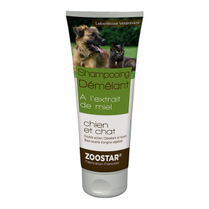 Zoostar shampooing démêlant chien et chat 200ml