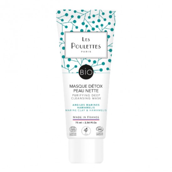 Les poulettes Paris masque détox peau nette 75ml