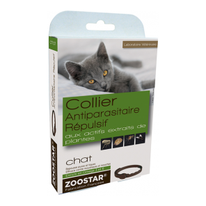 Zoostar collier antiparasitaire répulsif chat