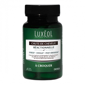 Luxéol chute de cheveux réactionnelle à croquer