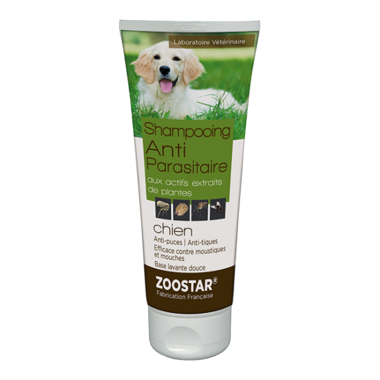 Zoostar shampooing antiparasitaire répulsif chien 200ml